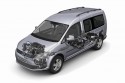 Volkswagen Caddy BiFuel, przekrój instalacji paliwowo-gazowej