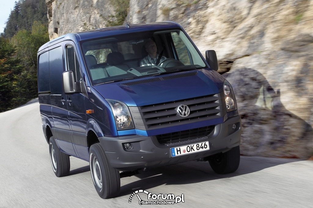 Volkswagen Crafter 4MOTION z napędem firmy Achleitner