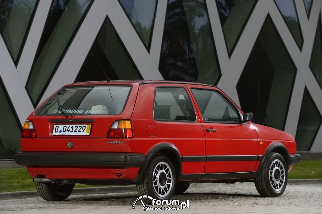 Volkswagen Golf II, tył