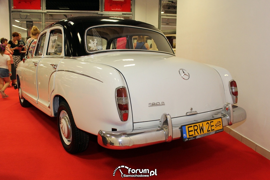 Mercedes-Benz 190D W121, tył, 1959 rok