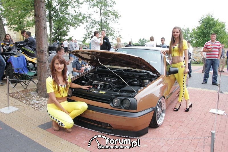 VW Golf III - tuning, dziewczny, Skaryszew 2012