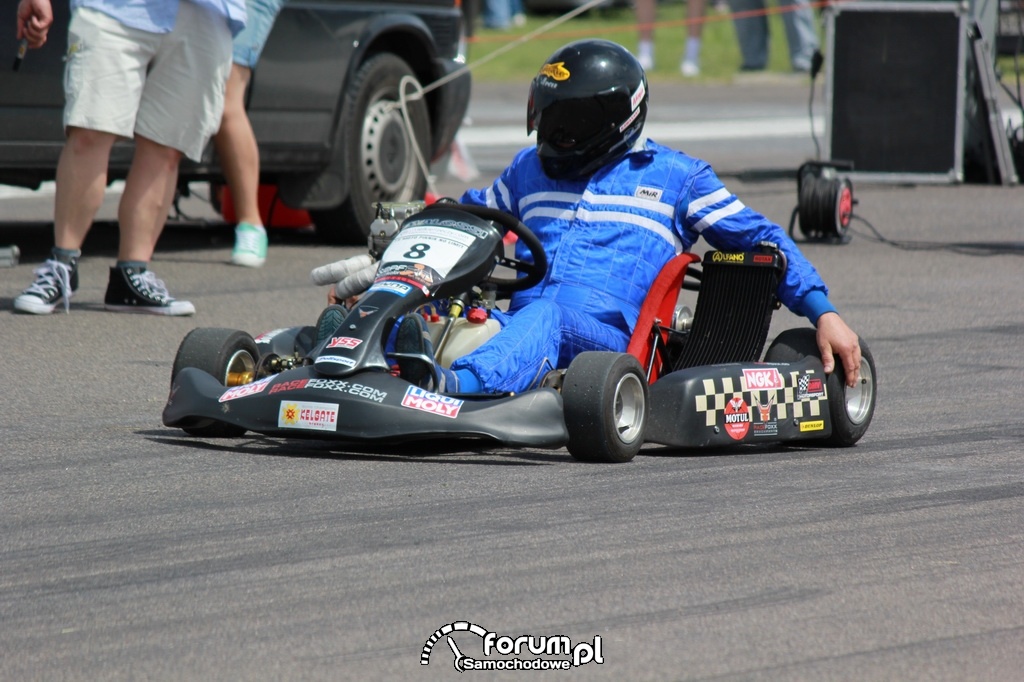 Gokart, przygotowania do startu