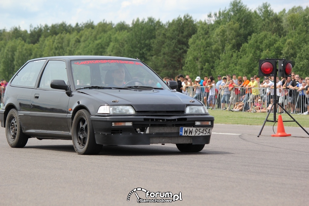 Honda CRX, przód