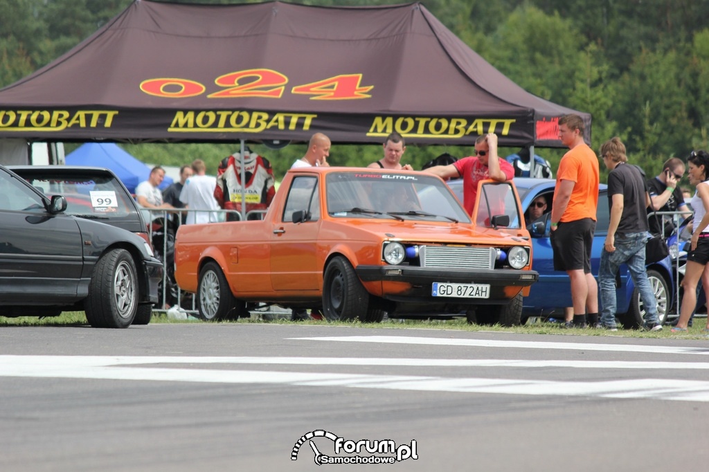 VW Golf I PickUp, przygotowania do staru