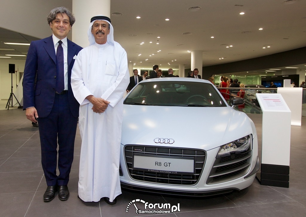 Audi R8 GT, salon w Dubaju