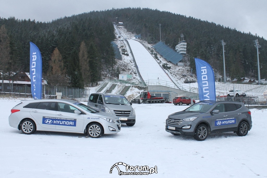 Samochody Hyundai na potrzeby Pucharu Świata w skokach narciarskich