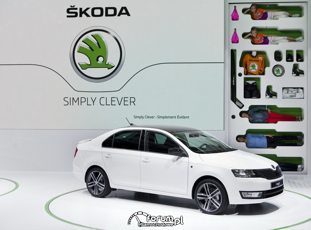 Skoda Rapid - prezentacja nowego modelu w Paryżu